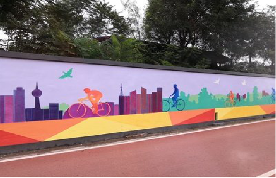 浏阳墙体彩绘-围墙