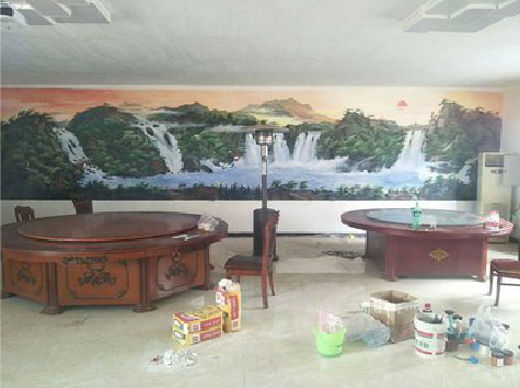 浏阳墙绘-写实风景